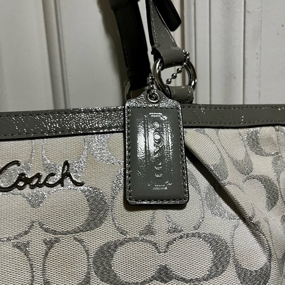 Coach bag C1175-F17724. Silver color - Picture 2 of 16